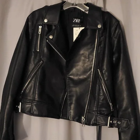 Jackets & Coats | Zara Leather Jacker | Poshmark